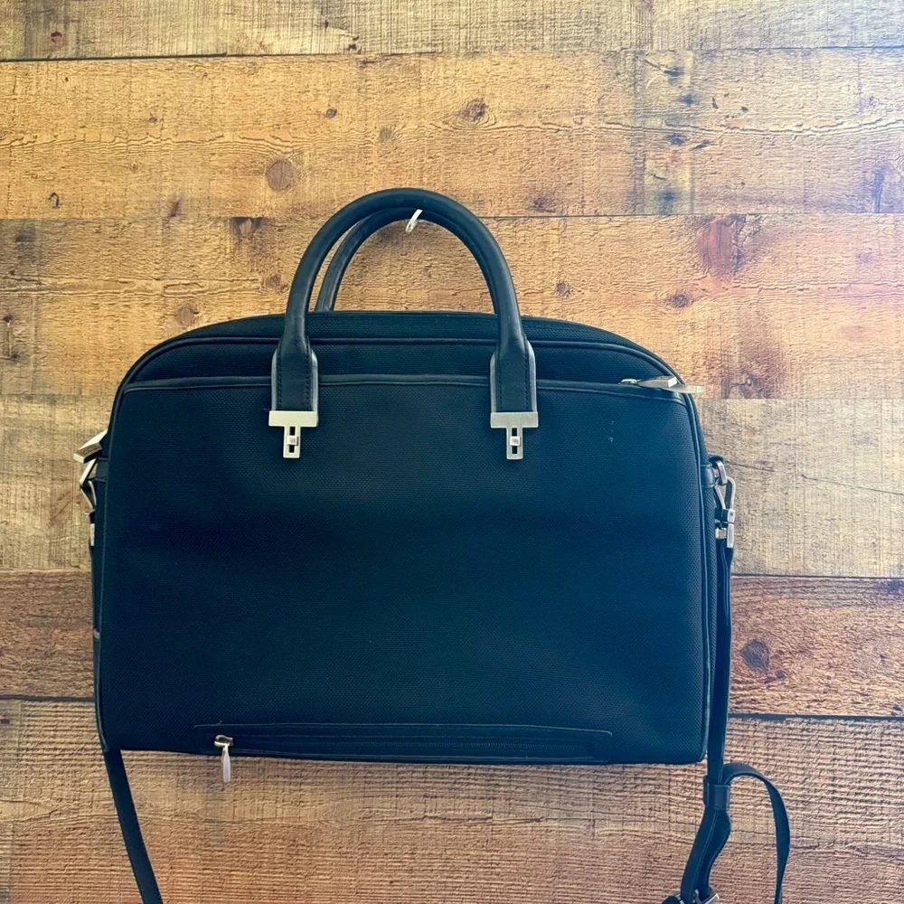 Unisex Tumi Briefcase Elements Collection Nylon Leather Laptop Bag